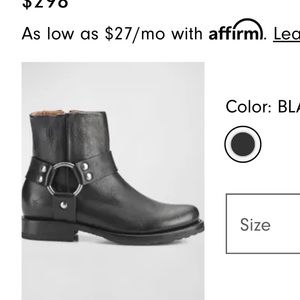 Veronica short harness Frye boots